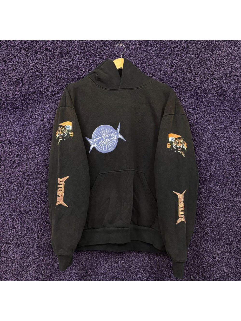 Travis Scott Acid Wash Circus Maximus India Exclusive Tour Hoodie Size Large
